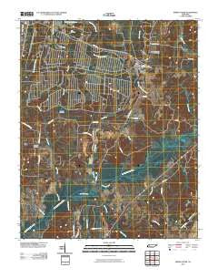 Spring Creek Tennessee Historical topographic map, 1:24000 scale, 7.5 X 7.5 Minute, Year 2010