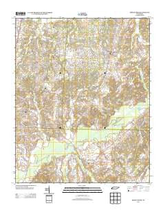 Spring Creek Tennessee Historical topographic map, 1:24000 scale, 7.5 X 7.5 Minute, Year 2013