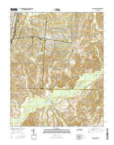 Spring Creek Tennessee Current topographic map, 1:24000 scale, 7.5 X 7.5 Minute, Year 2016