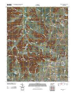 Spring Hill Tennessee Historical topographic map, 1:24000 scale, 7.5 X 7.5 Minute, Year 2010