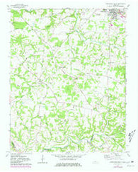 Springfield South Tennessee Historical topographic map, 1:24000 scale, 7.5 X 7.5 Minute, Year 1961