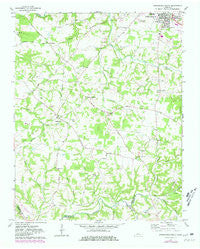Springfield South Tennessee Historical topographic map, 1:24000 scale, 7.5 X 7.5 Minute, Year 1961