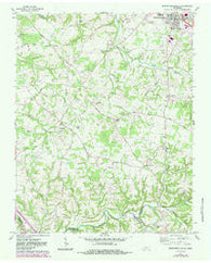 Springfield South Tennessee Historical topographic map, 1:24000 scale, 7.5 X 7.5 Minute, Year 1961