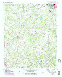 Springfield South Tennessee Historical topographic map, 1:24000 scale, 7.5 X 7.5 Minute, Year 1961