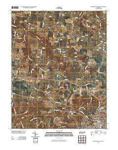 Springfield North Tennessee Historical topographic map, 1:24000 scale, 7.5 X 7.5 Minute, Year 2010