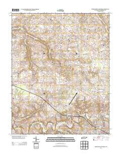 Springfield North Tennessee Historical topographic map, 1:24000 scale, 7.5 X 7.5 Minute, Year 2013