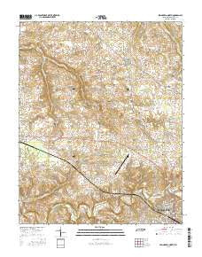 Springfield North Tennessee Current topographic map, 1:24000 scale, 7.5 X 7.5 Minute, Year 2016
