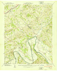 Springvale Tennessee Historical topographic map, 1:24000 scale, 7.5 X 7.5 Minute, Year 1939