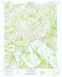Springvale Tennessee Historical topographic map, 1:24000 scale, 7.5 X 7.5 Minute, Year 1961