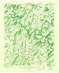 Spurgeon Tennessee Historical topographic map, 1:24000 scale, 7.5 X 7.5 Minute, Year 1935