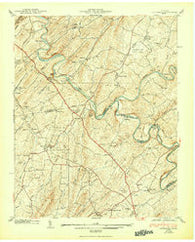 Spurgeon Tennessee Historical topographic map, 1:24000 scale, 7.5 X 7.5 Minute, Year 1940