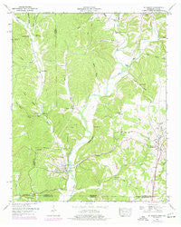 St. Joseph Tennessee Historical topographic map, 1:24000 scale, 7.5 X 7.5 Minute, Year 1950
