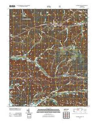 Standing Rock Tennessee Historical topographic map, 1:24000 scale, 7.5 X 7.5 Minute, Year 2011