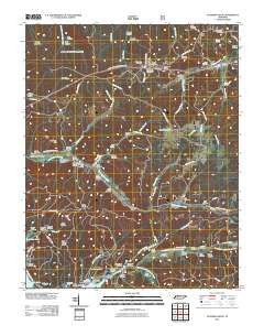 Standing Rock Tennessee Historical topographic map, 1:24000 scale, 7.5 X 7.5 Minute, Year 2011