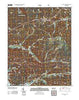 Standing Rock Tennessee Historical topographic map, 1:24000 scale, 7.5 X 7.5 Minute, Year 2011