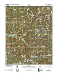 Standing Rock Tennessee Historical topographic map, 1:24000 scale, 7.5 X 7.5 Minute, Year 2013