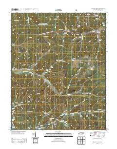 Standing Rock Tennessee Historical topographic map, 1:24000 scale, 7.5 X 7.5 Minute, Year 2013