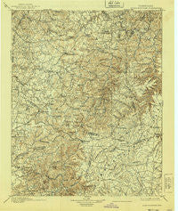 Standingstone Tennessee Historical topographic map, 1:125000 scale, 30 X 30 Minute, Year 1898