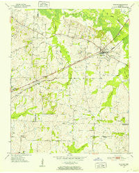 Stanton Tennessee Historical topographic map, 1:24000 scale, 7.5 X 7.5 Minute, Year 1952