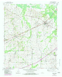 Stanton Tennessee Historical topographic map, 1:24000 scale, 7.5 X 7.5 Minute, Year 1952