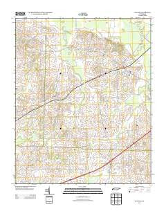 Stanton Tennessee Historical topographic map, 1:24000 scale, 7.5 X 7.5 Minute, Year 2013