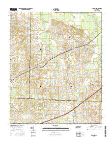 Stanton Tennessee Current topographic map, 1:24000 scale, 7.5 X 7.5 Minute, Year 2016