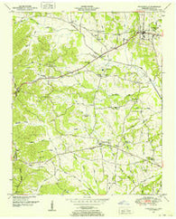 Stantonville Tennessee Historical topographic map, 1:24000 scale, 7.5 X 7.5 Minute, Year 1949