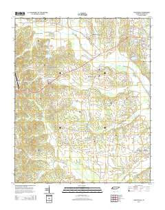 Stantonville Tennessee Historical topographic map, 1:24000 scale, 7.5 X 7.5 Minute, Year 2014