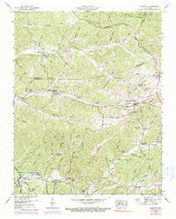 Stewart Tennessee Historical topographic map, 1:24000 scale, 7.5 X 7.5 Minute, Year 1950
