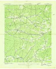 Stewart Tennessee Historical topographic map, 1:24000 scale, 7.5 X 7.5 Minute, Year 1936