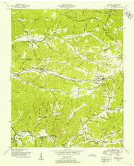 Stewart Tennessee Historical topographic map, 1:24000 scale, 7.5 X 7.5 Minute, Year 1950