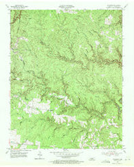 Stockton Tennessee Historical topographic map, 1:24000 scale, 7.5 X 7.5 Minute, Year 1954