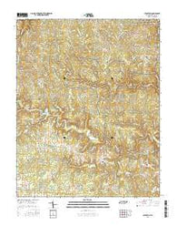 Stockton Tennessee Current topographic map, 1:24000 scale, 7.5 X 7.5 Minute, Year 2016