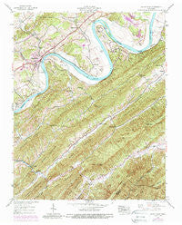 Stony Point Tennessee Historical topographic map, 1:24000 scale, 7.5 X 7.5 Minute, Year 1939