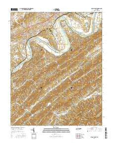 Stony Point Tennessee Current topographic map, 1:24000 scale, 7.5 X 7.5 Minute, Year 2016