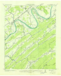 Stonypoint Tennessee Historical topographic map, 1:24000 scale, 7.5 X 7.5 Minute, Year 1935