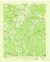 Sugar Tree Tennessee Historical topographic map, 1:24000 scale, 7.5 X 7.5 Minute, Year 1936