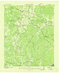 Sugar Tree Tennessee Historical topographic map, 1:24000 scale, 7.5 X 7.5 Minute, Year 1936