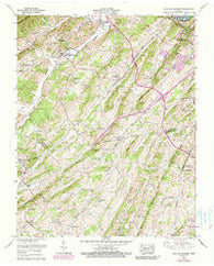 Sullivan Gardens Tennessee Historical topographic map, 1:24000 scale, 7.5 X 7.5 Minute, Year 1959