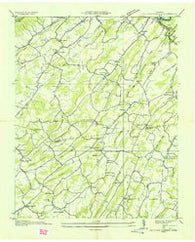 Sullivan Gardens Tennessee Historical topographic map, 1:24000 scale, 7.5 X 7.5 Minute, Year 1935