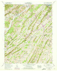 Sullivan Gardens Tennessee Historical topographic map, 1:24000 scale, 7.5 X 7.5 Minute, Year 1959