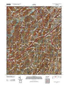 Sullivan Gardens Tennessee Historical topographic map, 1:24000 scale, 7.5 X 7.5 Minute, Year 2010