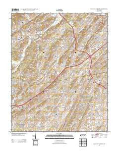 Sullivan Gardens Tennessee Historical topographic map, 1:24000 scale, 7.5 X 7.5 Minute, Year 2013