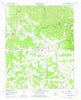 Summertown Tennessee Historical topographic map, 1:24000 scale, 7.5 X 7.5 Minute, Year 1951