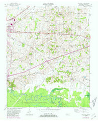 Sunnyhill Tennessee Historical topographic map, 1:24000 scale, 7.5 X 7.5 Minute, Year 1950