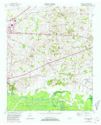 Sunnyhill Tennessee Historical topographic map, 1:24000 scale, 7.5 X 7.5 Minute, Year 1950