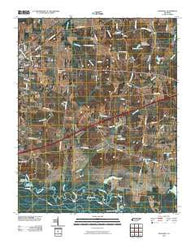 Sunnyhill Tennessee Historical topographic map, 1:24000 scale, 7.5 X 7.5 Minute, Year 2010