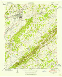 Sweetwater Tennessee Historical topographic map, 1:24000 scale, 7.5 X 7.5 Minute, Year 1941
