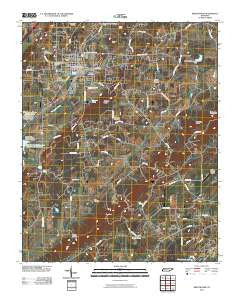 Sweetwater Tennessee Historical topographic map, 1:24000 scale, 7.5 X 7.5 Minute, Year 2010