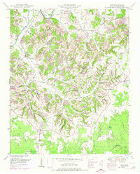Taft Tennessee Historical topographic map, 1:24000 scale, 7.5 X 7.5 Minute, Year 1949